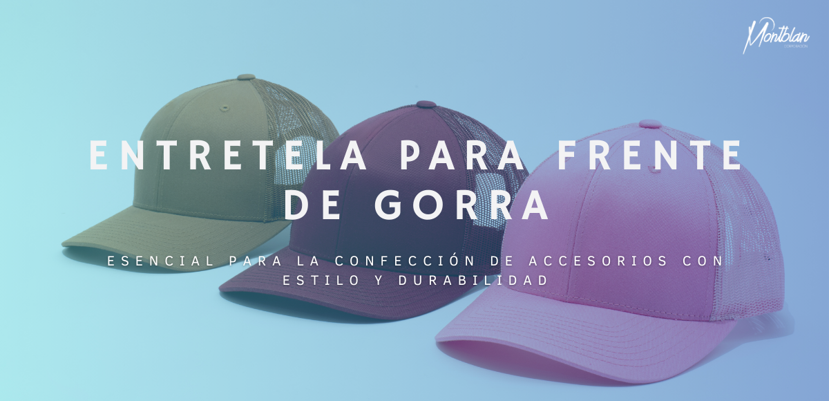 Entretela para gorra