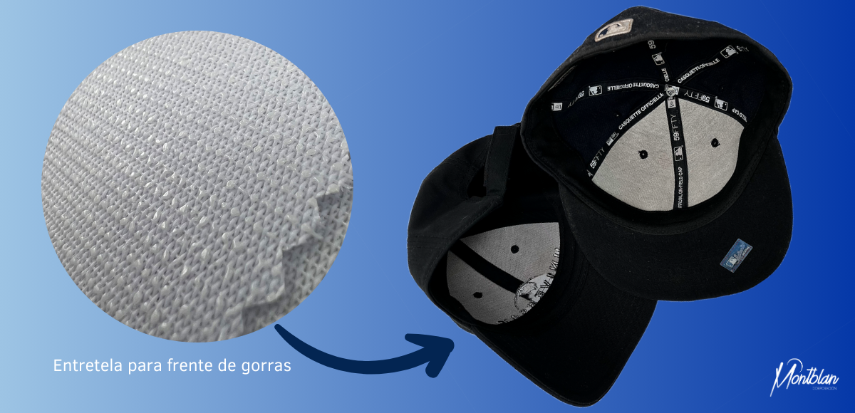 Entretela para gorra