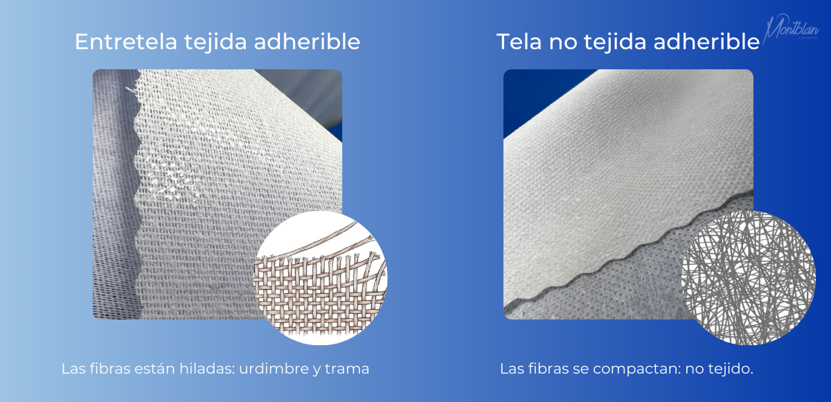 Entretelas tejidas vs. Entretelas no tejidas